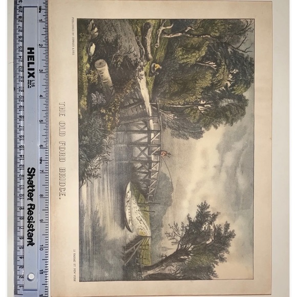 Antique Currier and Ives lithograph - Picture 1 of 3